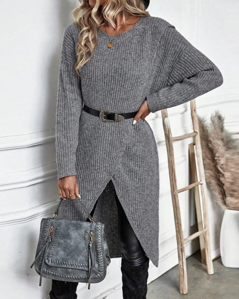 Addison™ - Cozy Sweater Dress