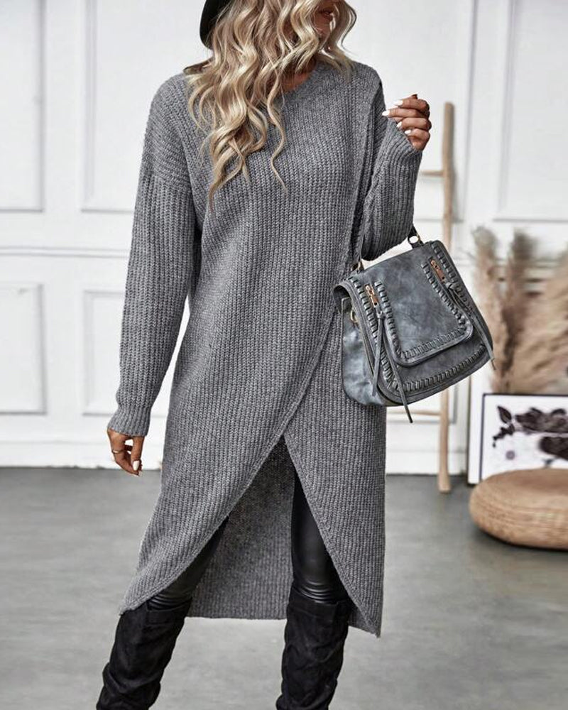 Addison™ - Cozy Sweater Dress