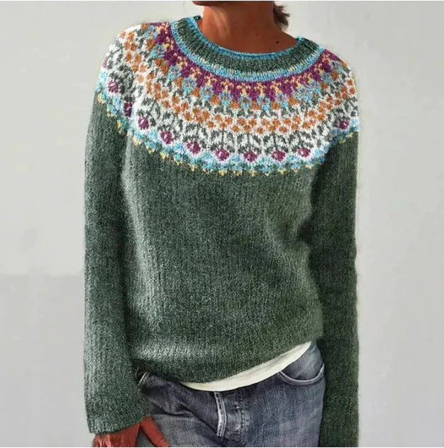 Lena | Scandinavian Knitted Sweater