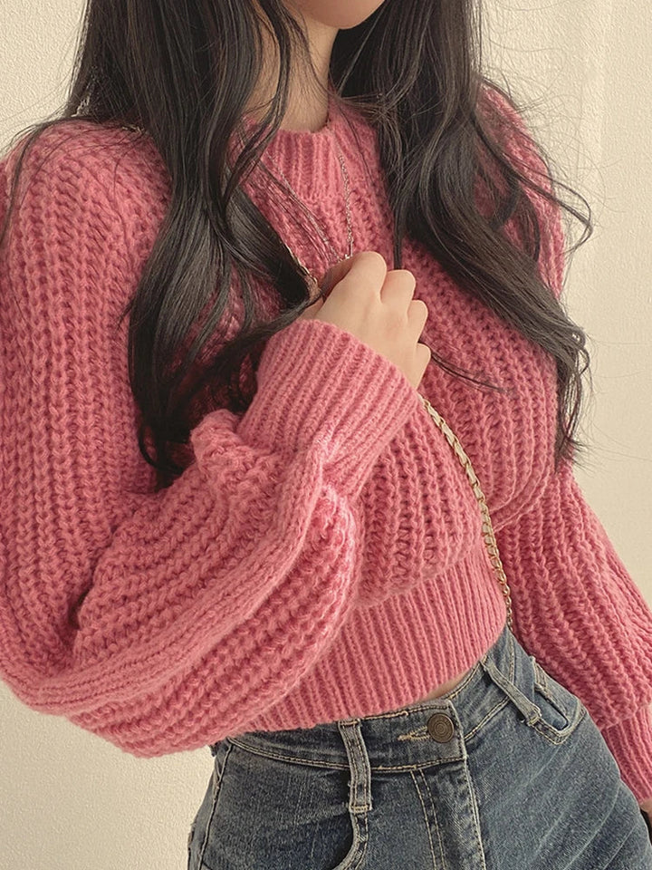 Maybel | Pullover with Lantern Sleeves
