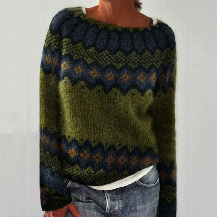 Jasmine | Comfortable Retro Sweater