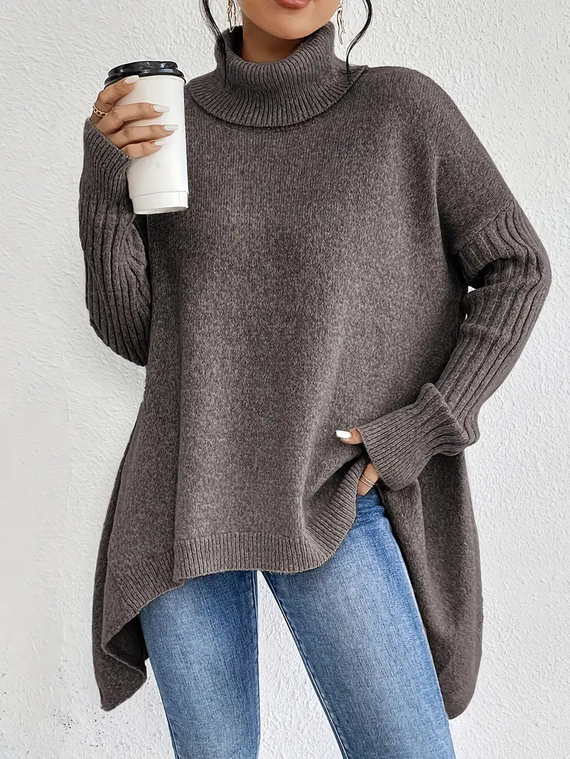 Brigitte™ | Long turtleneck sweater