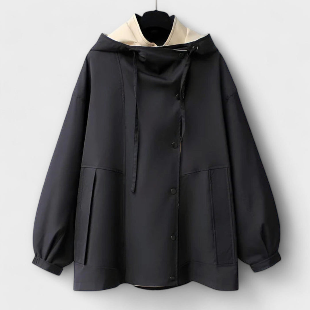 Trench Coat with Waterproof Feature