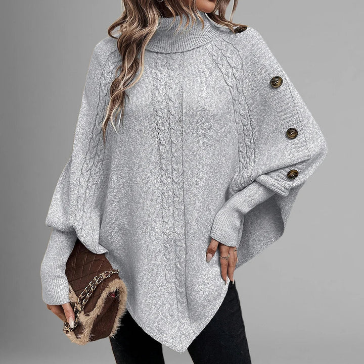 Elena™ | Cozy poncho sweater