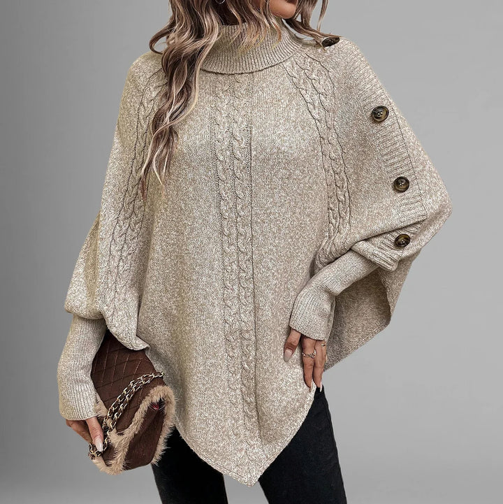Elena™ | Cozy poncho sweater
