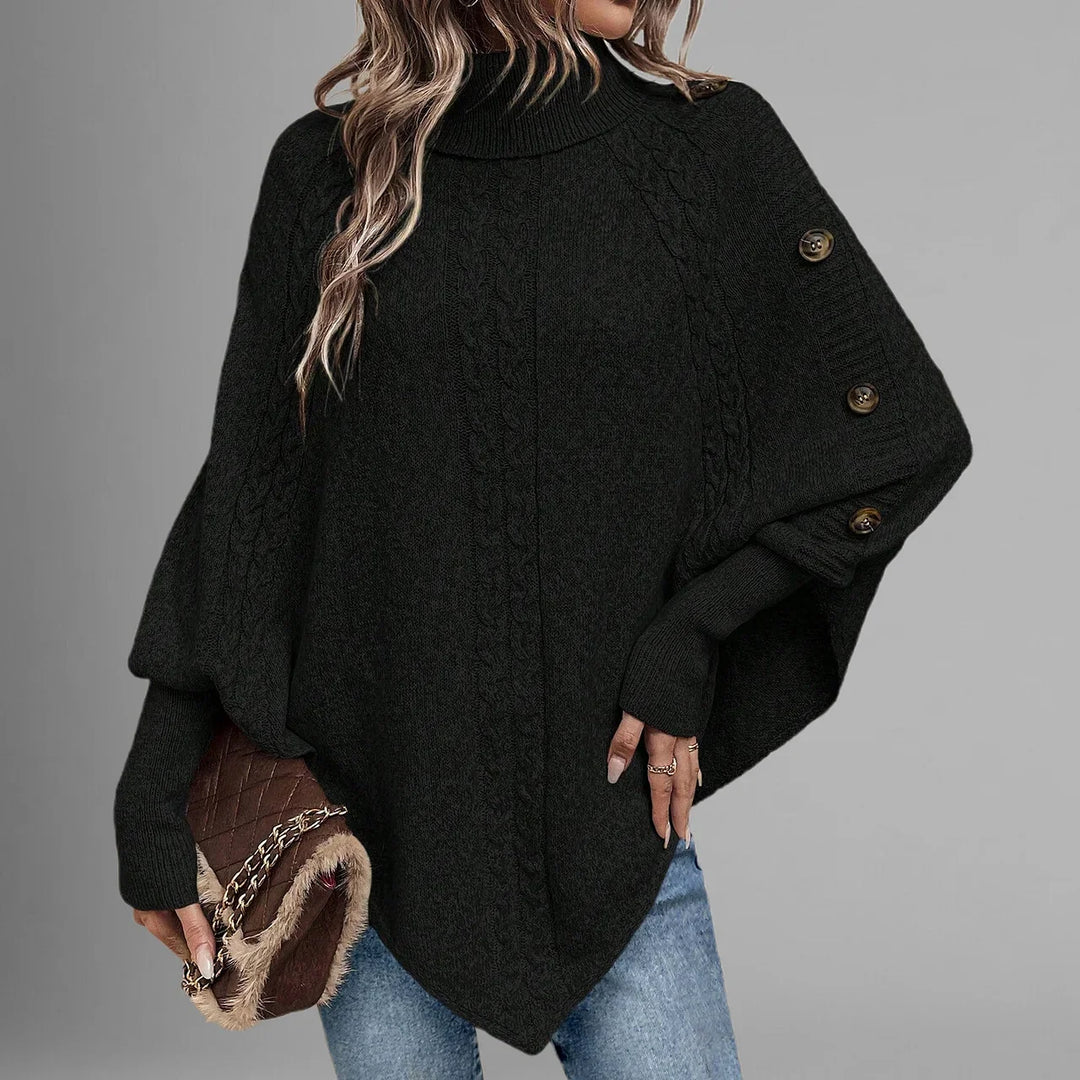 Elena™ | Cozy poncho sweater