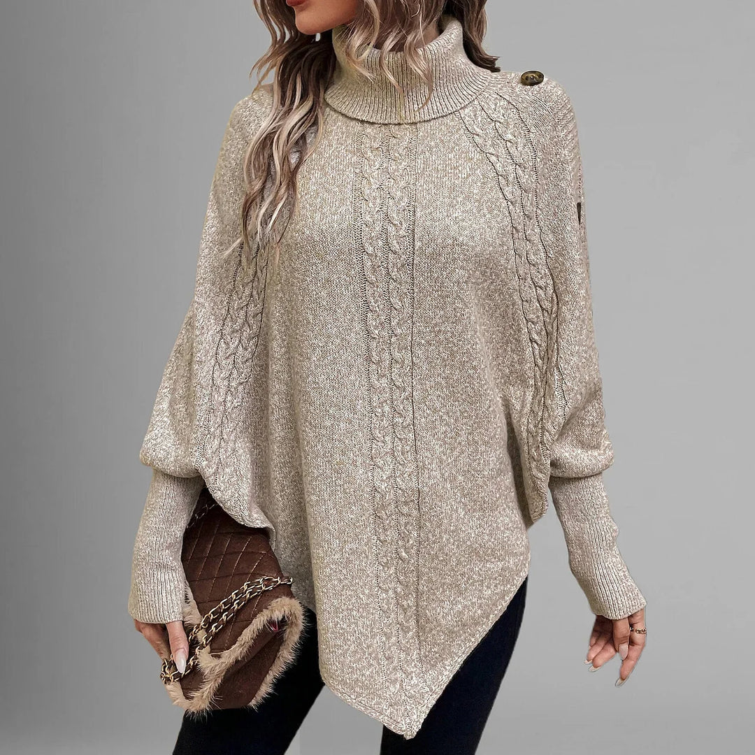 Elena™ | Cozy poncho sweater